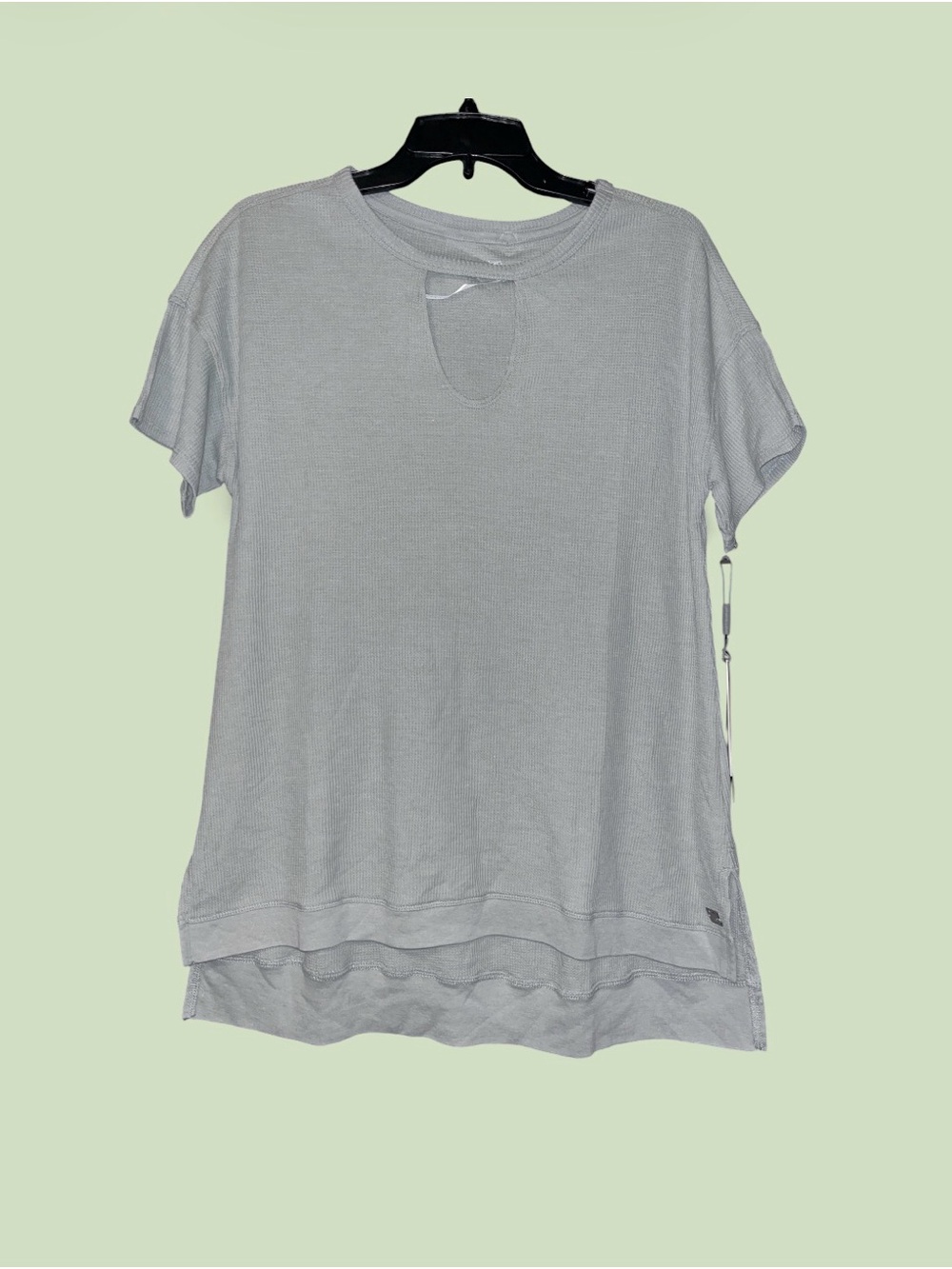 Mint Women’s Calvin Klein Oversized Top - Casual Keyhole Tee